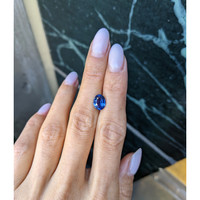 2.46 Ct. Blue Sapphire from Ceylon (Sri Lanka) Life Style