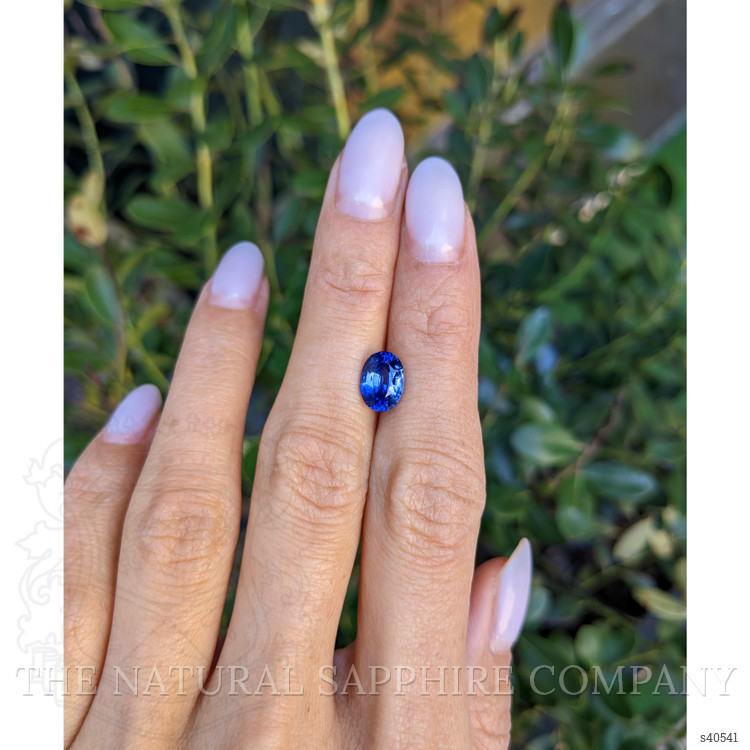 2.31 Ct. Blue Sapphire from Ceylon (Sri Lanka)