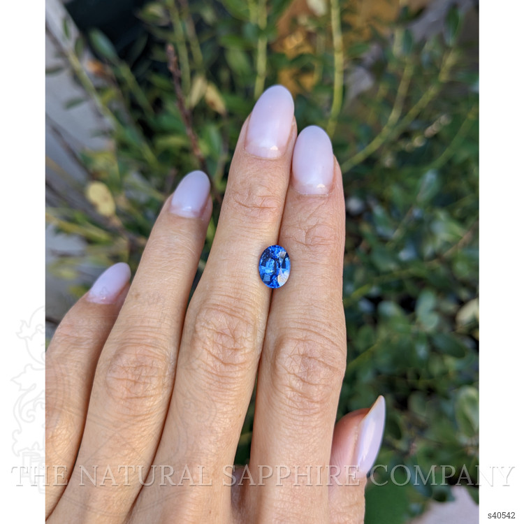 2.07 Ct. Blue Sapphire from Ceylon (Sri Lanka)