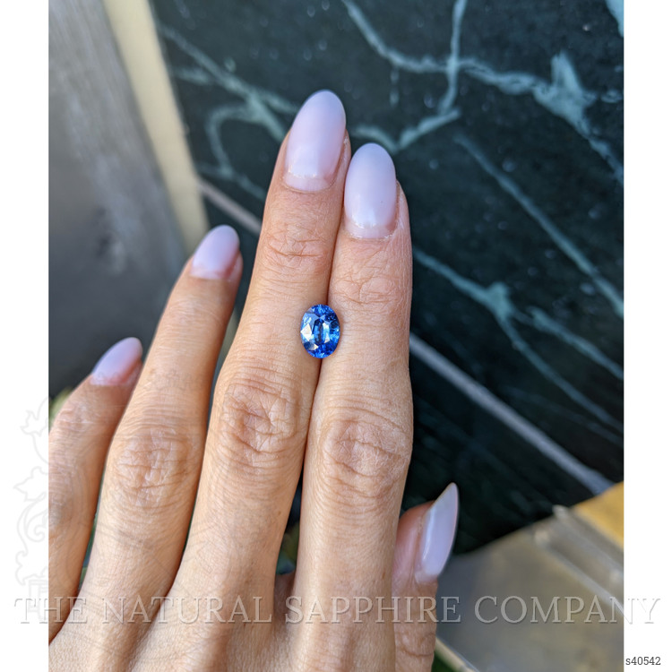 2.07 Ct. Blue Sapphire from Ceylon (Sri Lanka)