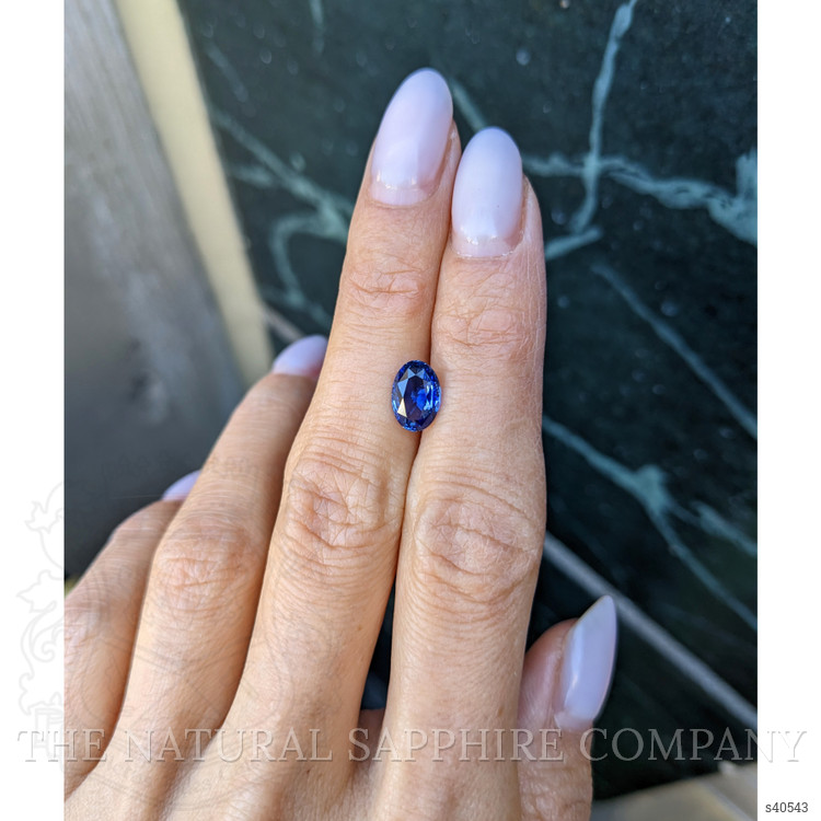 2.17 Ct. Blue Sapphire from Ceylon (Sri Lanka)