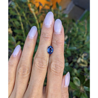 2.17 Ct. Blue Sapphire from Ceylon (Sri Lanka) Life Style