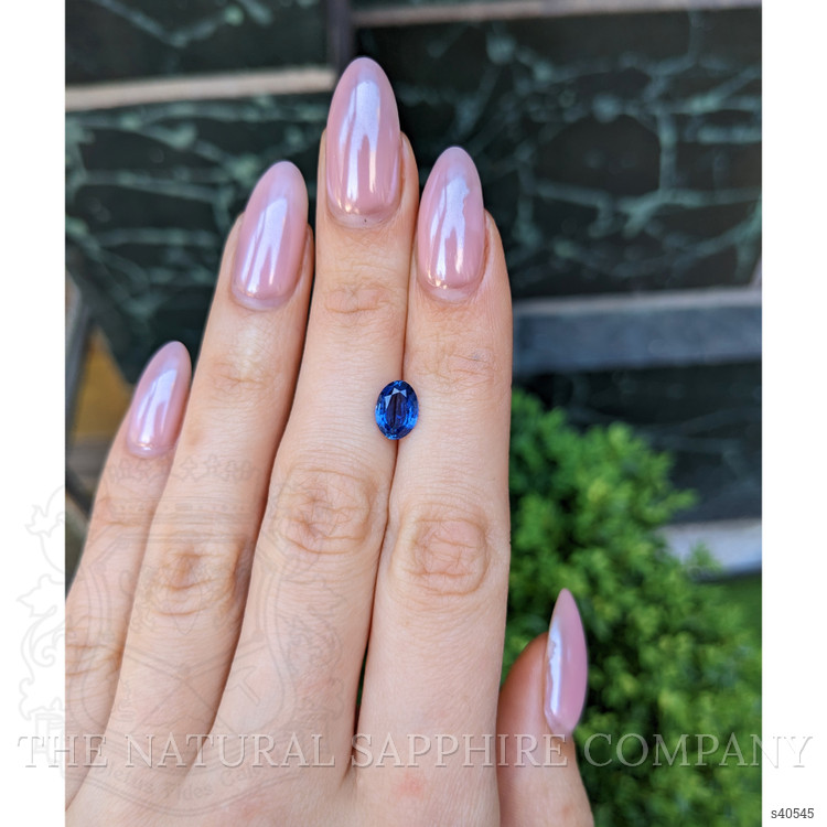 1.98 Ct. Blue Sapphire from Ceylon (Sri Lanka)