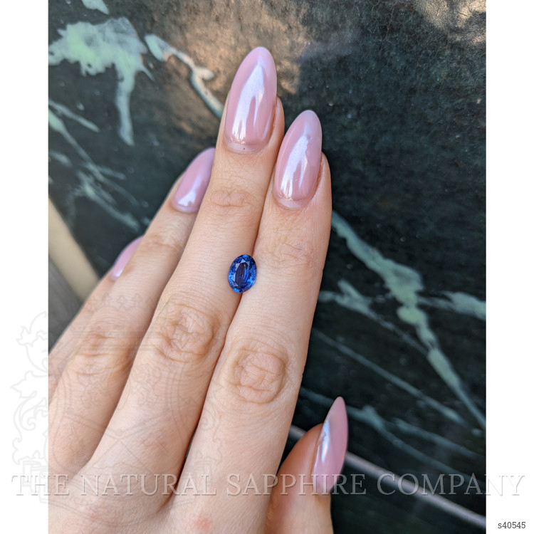 1.98 Ct. Blue Sapphire from Ceylon (Sri Lanka)