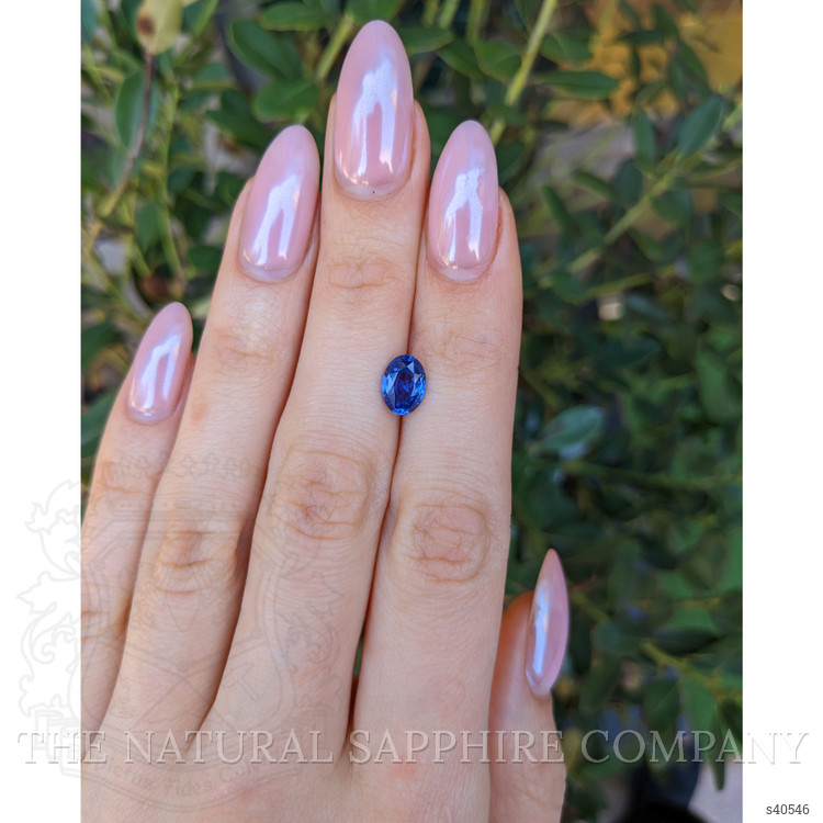 1.97 Ct. Blue Sapphire from Ceylon (Sri Lanka)