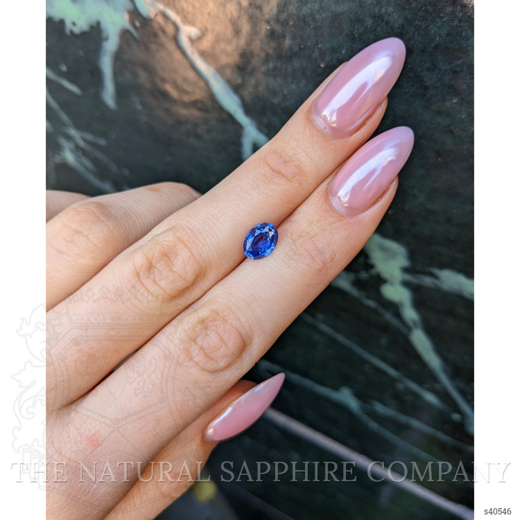 1.97 Ct. Blue Sapphire from Ceylon (Sri Lanka)