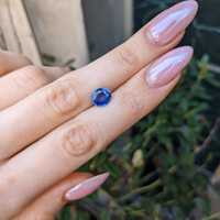 2.48 Ct. Blue Sapphire from Ceylon (Sri Lanka) Life Style