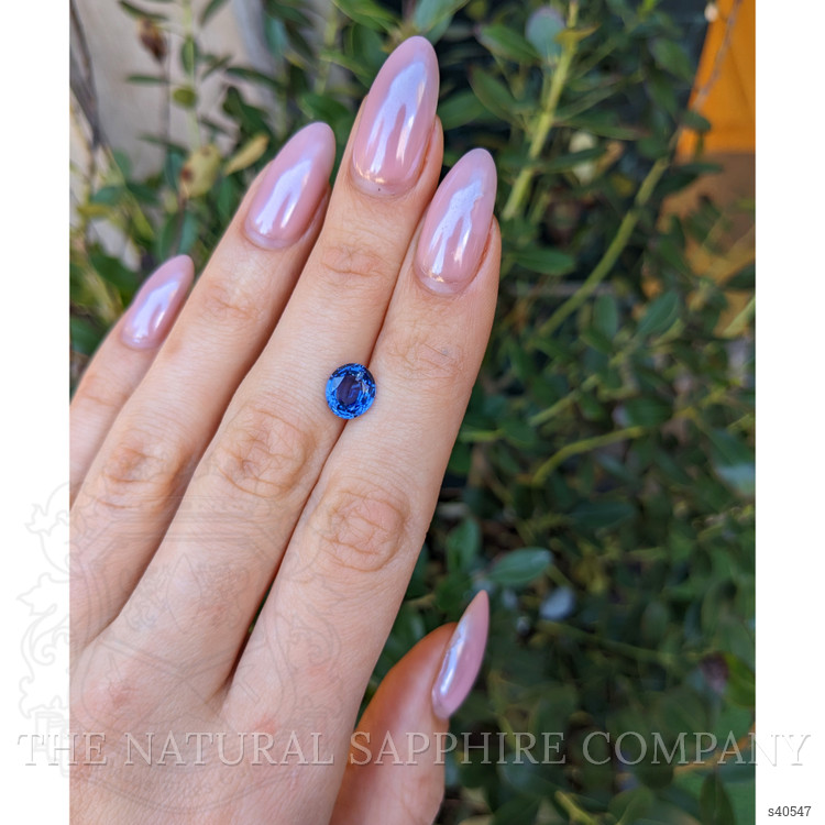 2.48 Ct. Blue Sapphire from Ceylon (Sri Lanka)