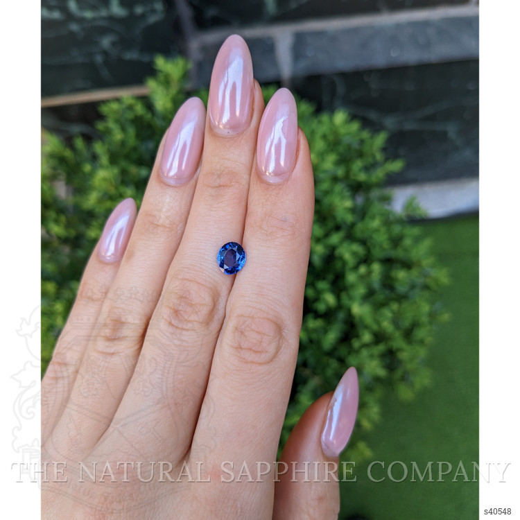 1.94 Ct. Blue Sapphire from Ceylon (Sri Lanka)