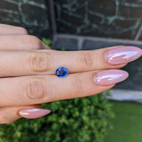 1.94 Ct. Blue Sapphire from Ceylon (Sri Lanka) Life Style