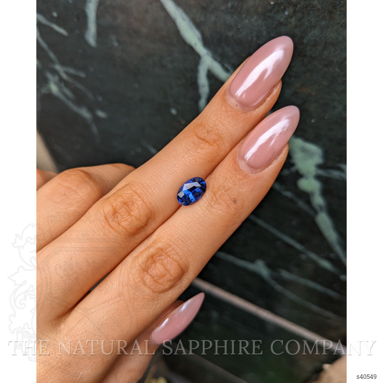 2.78 Ct. Blue Sapphire from Ceylon (Sri Lanka)