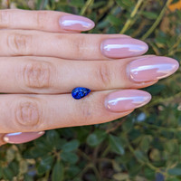 2.05 Ct. Blue Sapphire from Ceylon (Sri Lanka) Life Style