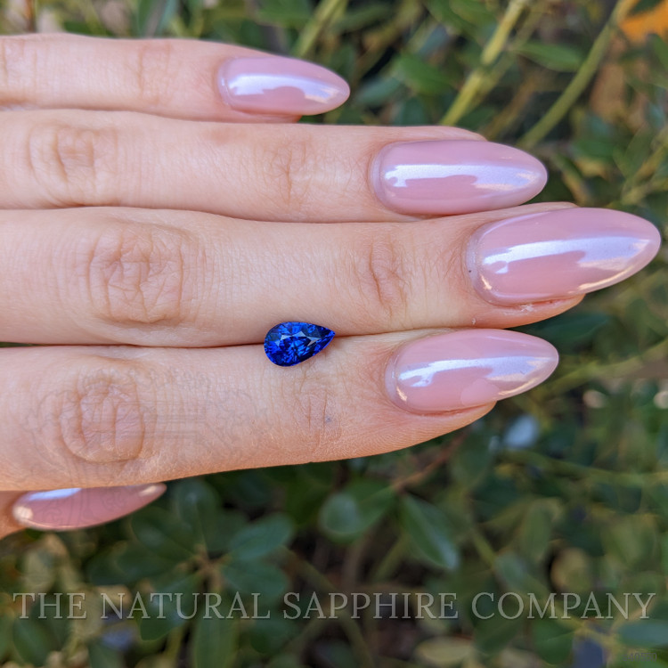 2.05 Ct. Blue Sapphire from Ceylon (Sri Lanka)