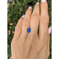 2.37 Ct. Blue Sapphire from Ceylon (Sri Lanka) Life Style