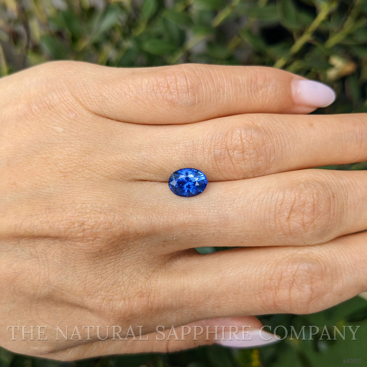 2.37 Ct. Blue Sapphire from Ceylon (Sri Lanka)