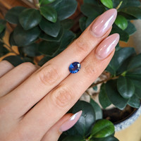 2.17 Ct. Blue Sapphire from Ceylon (Sri Lanka) Life Style