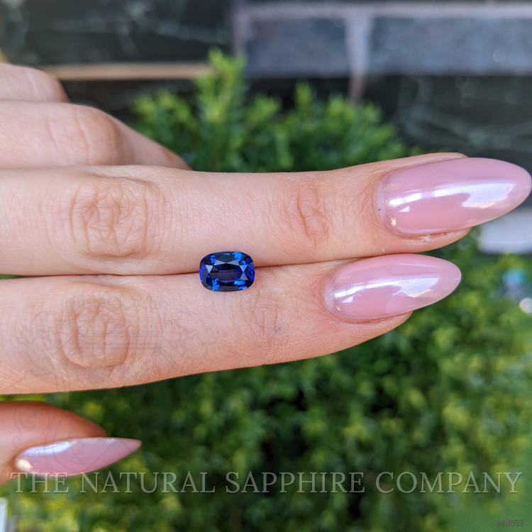2.03 Ct. Blue Sapphire from Ceylon (Sri Lanka)