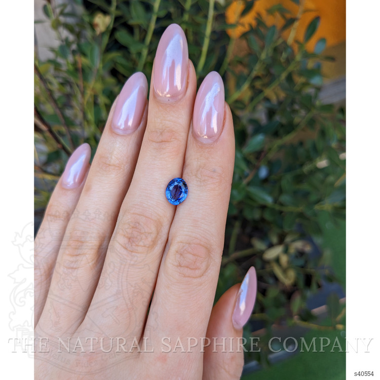 2.20 Ct. Blue Sapphire from Ceylon (Sri Lanka)