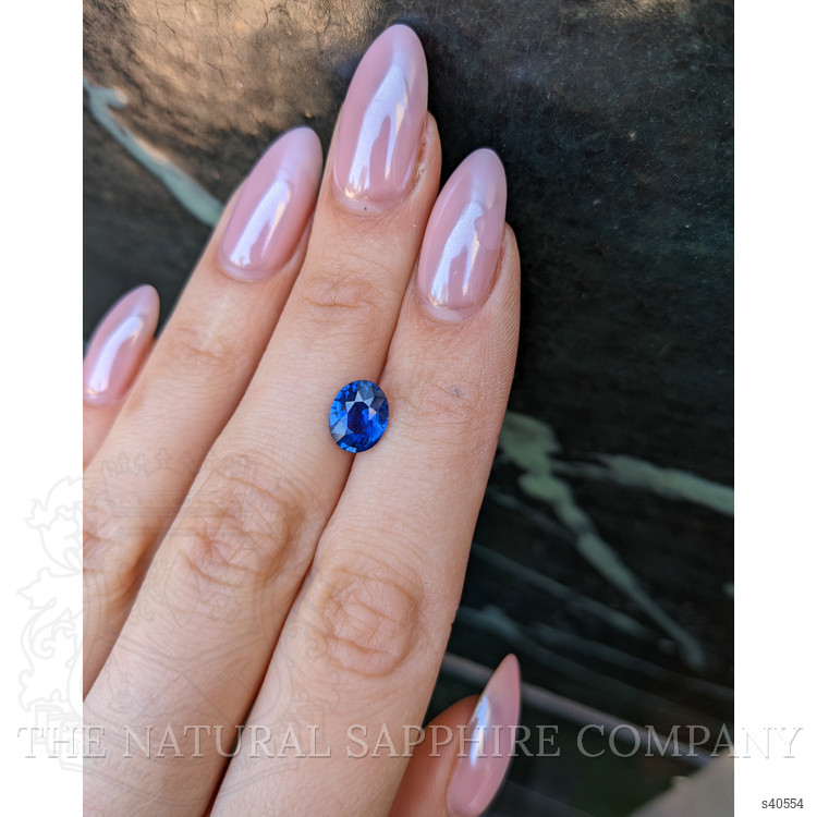 2.20 Ct. Blue Sapphire from Ceylon (Sri Lanka)