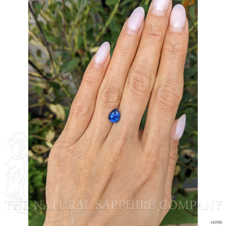 2.16 Ct. Blue Sapphire from Ceylon (Sri Lanka)