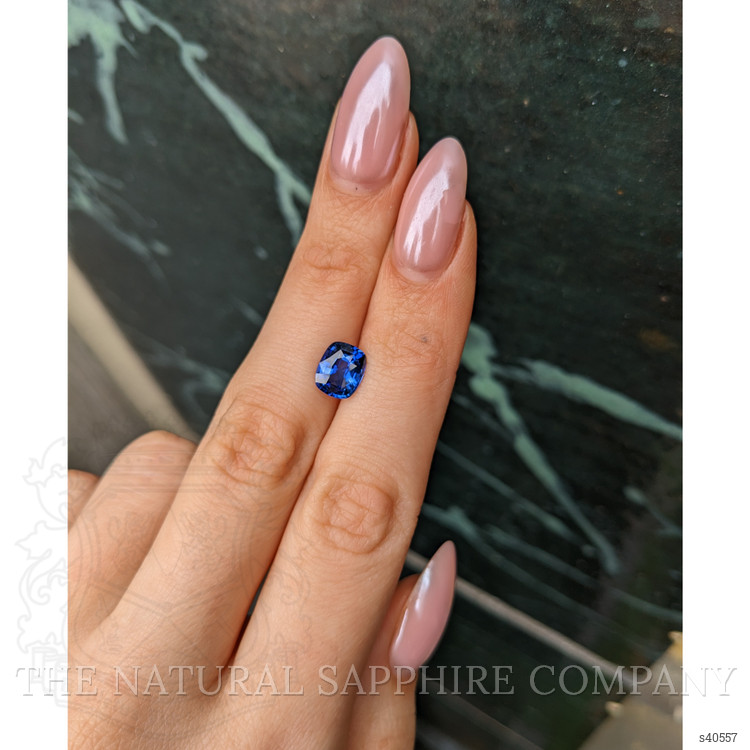 2.49 Ct. Blue Sapphire from Ceylon (Sri Lanka)