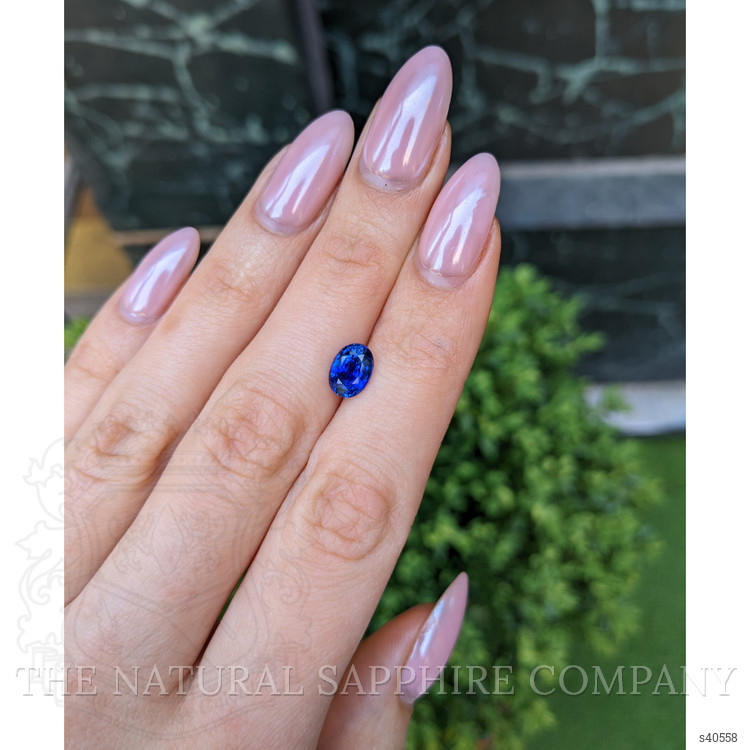 1.92 Ct. Blue Sapphire from Ceylon (Sri Lanka)