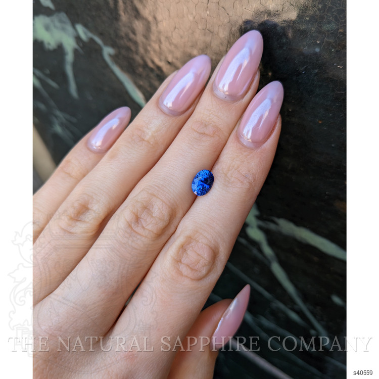 2.02 Ct. Blue Sapphire from Ceylon (Sri Lanka)
