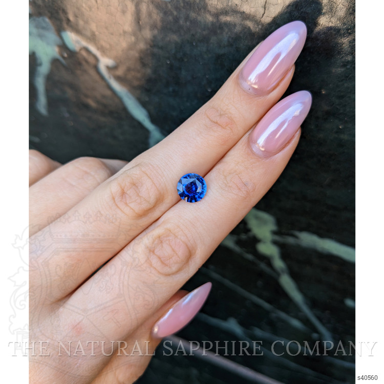 2.23 Ct. Blue Sapphire from Ceylon (Sri Lanka)