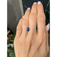 1.92 Ct. Blue Sapphire from Ceylon (Sri Lanka) Life Style