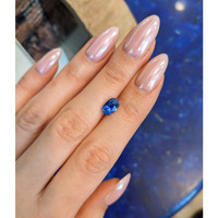 2.43 Ct. Blue Sapphire from Ceylon (Sri Lanka) Life Style