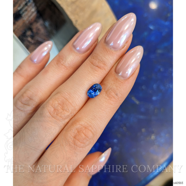 2.43 Ct. Blue Sapphire from Ceylon (Sri Lanka)