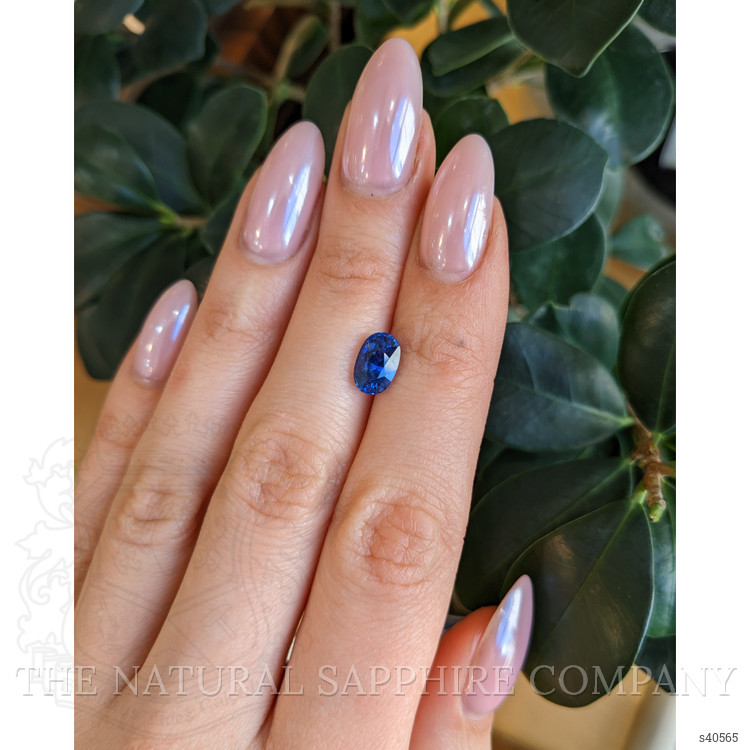 2.43 Ct. Blue Sapphire from Ceylon (Sri Lanka)