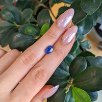 2.43 Ct. Blue Sapphire from Ceylon (Sri Lanka) Life Style