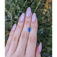 2.09 Ct. Blue Sapphire from Ceylon (Sri Lanka) Life Style