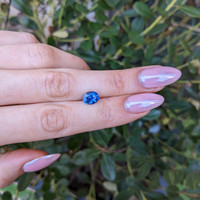 2.09 Ct. Blue Sapphire from Ceylon (Sri Lanka) Life Style
