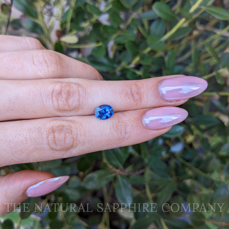 2.09 Ct. Blue Sapphire from Ceylon (Sri Lanka)