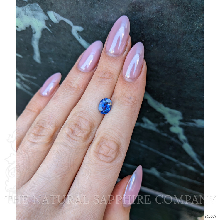 2.09 Ct. Blue Sapphire from Ceylon (Sri Lanka)