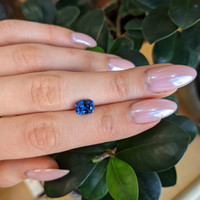 2.49 Ct. Blue Sapphire from Ceylon (Sri Lanka) Life Style