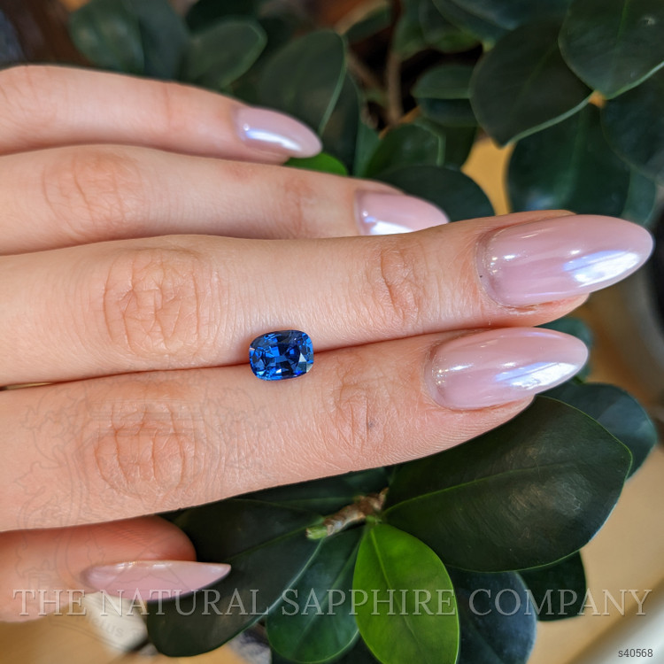 2.49 Ct. Blue Sapphire from Ceylon (Sri Lanka)