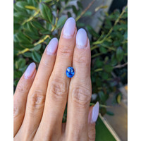 2.30 Ct. Blue Sapphire from Ceylon (Sri Lanka) Life Style