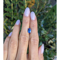 2.23 Ct. Blue Sapphire from Ceylon (Sri Lanka) Life Style