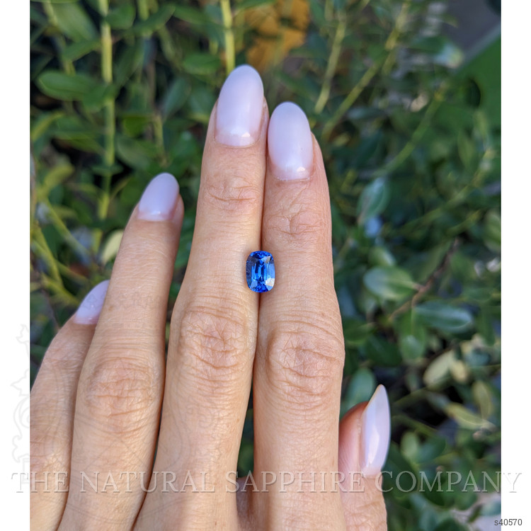 2.23 Ct. Blue Sapphire from Ceylon (Sri Lanka)