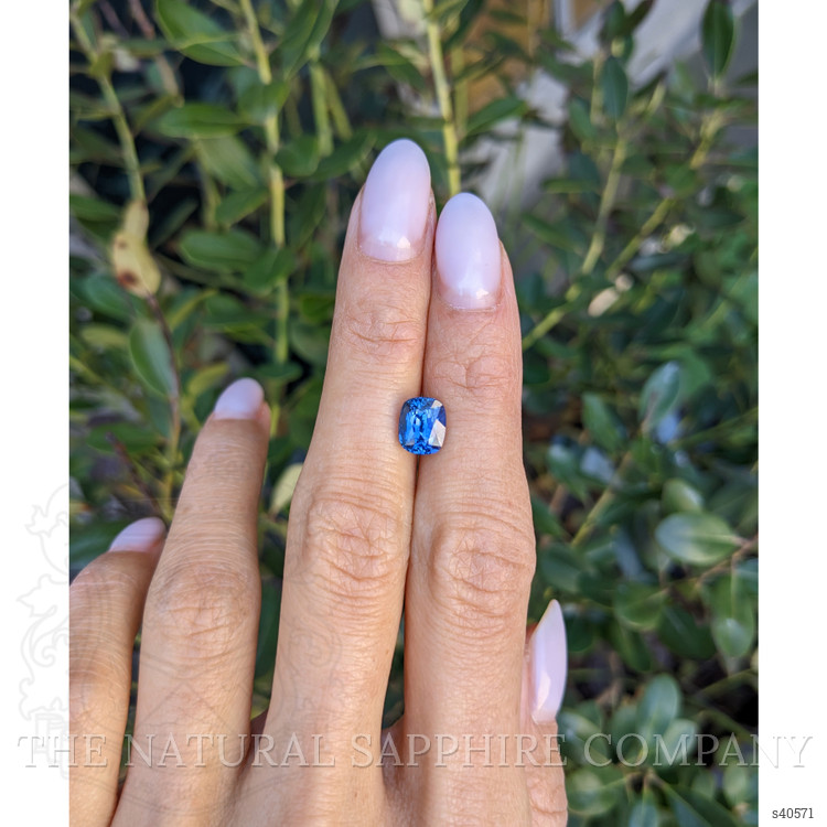 2.52 Ct. Blue Sapphire from Ceylon (Sri Lanka)