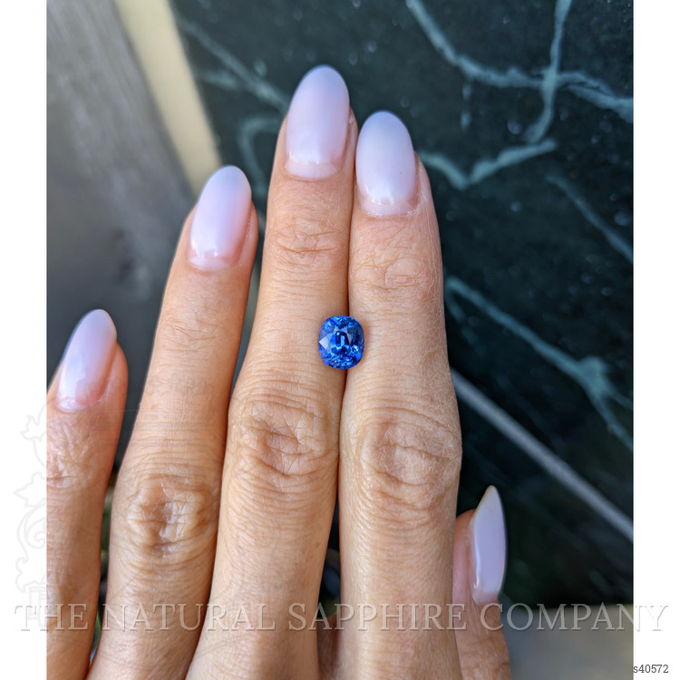 2.51 Ct. Blue Sapphire from Ceylon (Sri Lanka)