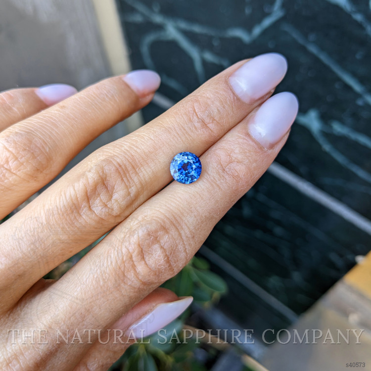 2.10 Ct. Blue Sapphire from Ceylon (Sri Lanka)