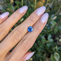 2.10 Ct. Blue Sapphire from Ceylon (Sri Lanka) Life Style
