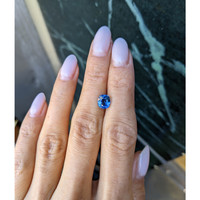 2.08 Ct. Blue Sapphire from Ceylon (Sri Lanka) Life Style