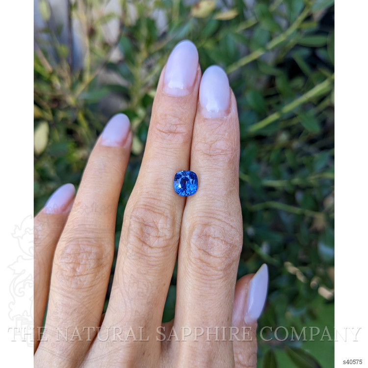 2.22 Ct. Blue Sapphire from Ceylon (Sri Lanka)