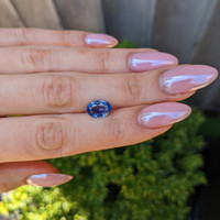 2.96 Ct. Blue Sapphire from Ceylon (Sri Lanka) Life Style