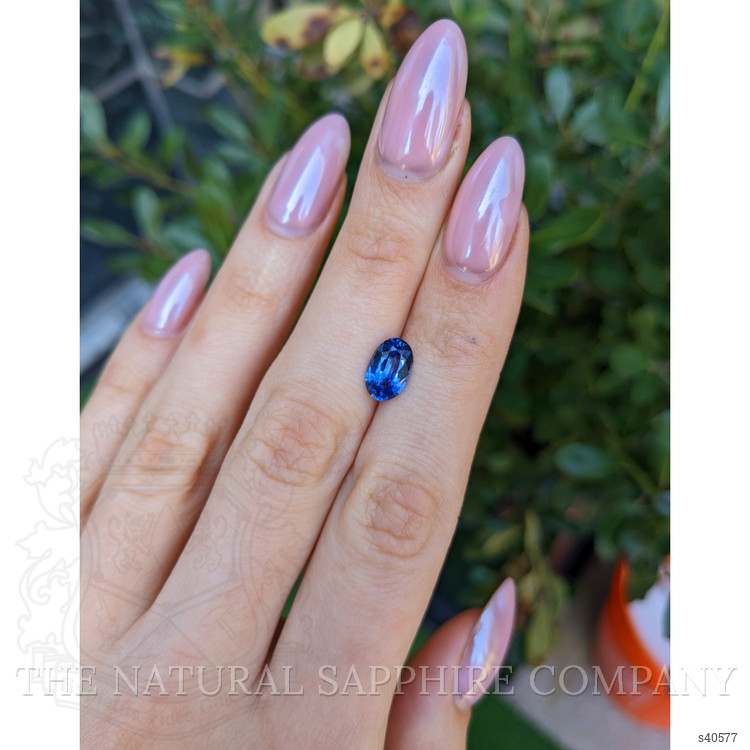 2.28 Ct. Blue Sapphire from Ceylon (Sri Lanka)
